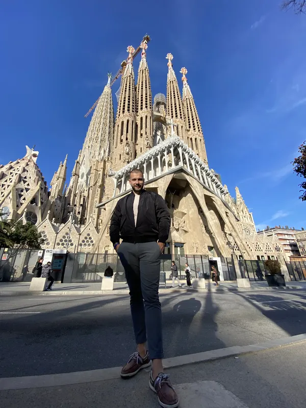 Carlos Loureiro em Barcelona, Sagrada Família